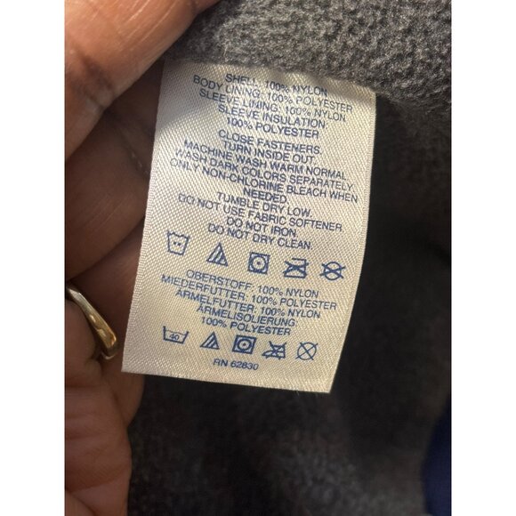 Lands End The SEQUAILBoys Blue Full-Zip Jacket With Pockets size 6-8  small - Picture 9 of 13